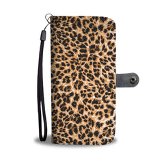 Leopard print wallet case