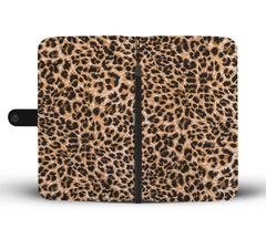 Leopard print wallet case