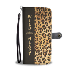 Wild Heart Leopard Wallet Case