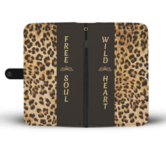 Wild Heart Leopard Wallet Case