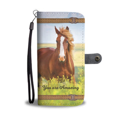 You Are Amazing Horse Wallet Case