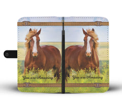 You Are Amazing Horse Wallet Case